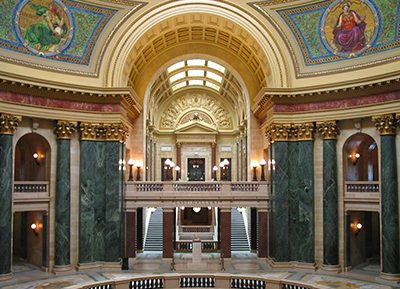 Image of the Wisconsin State Capitol Rotunda